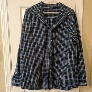 Arrow plaid button down long sleeve shirt XL